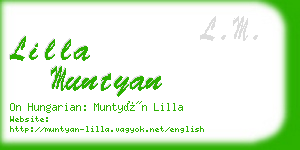 lilla muntyan business card